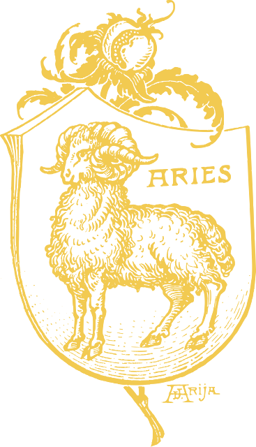 Ilustração do signo de Áries