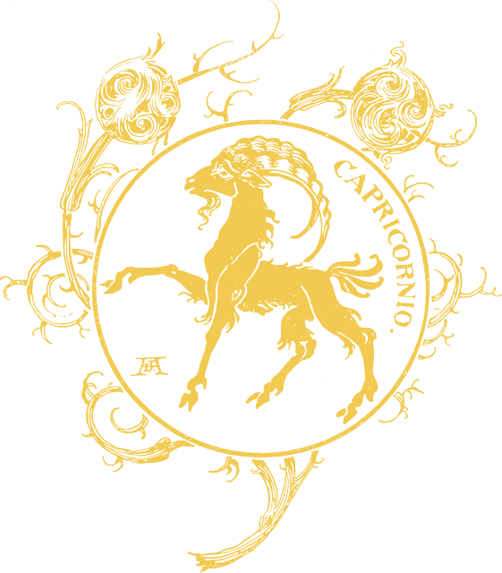 Ilustração do signo de Capricórnio