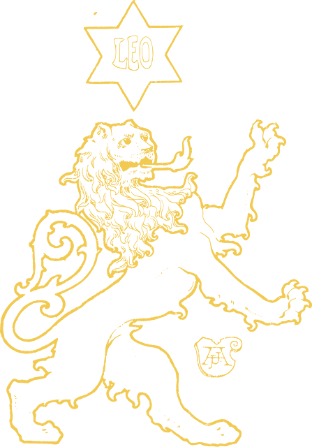 Ilustração do signo de Leão