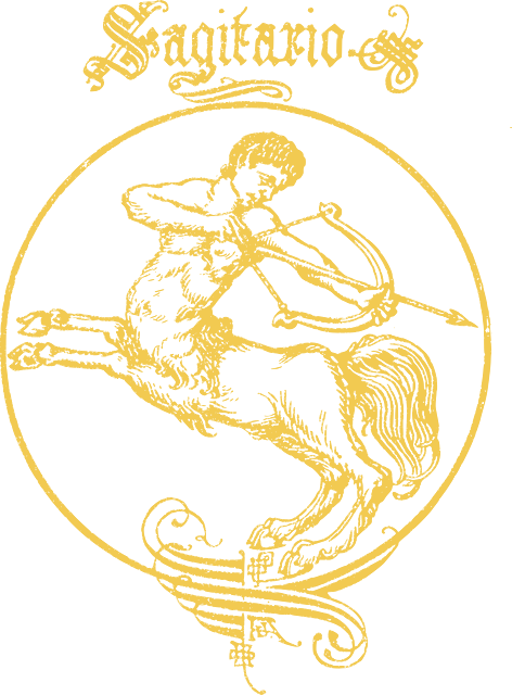 Ilustração do signo de Sagitário