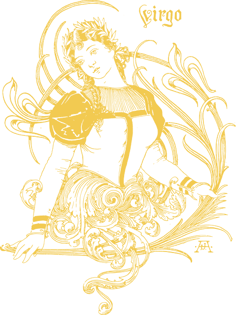 Ilustração do signo de Virgem